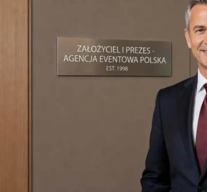 Portret Zbigniewa Bąka, założyciela BAK-POL podczas wydarzenia